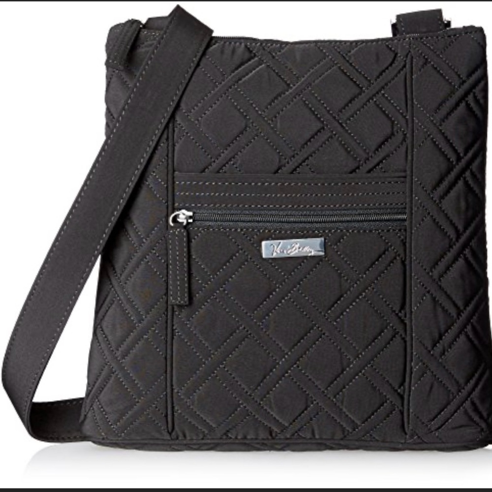 Vera Bradley Crossbody adjustable strap quilted bag Black